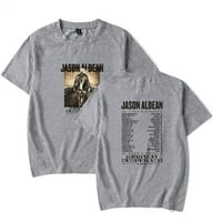 Jason Aldean Highway Descado Tour Thirt Hip Hop kratki rukav modni pulover
