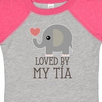 Inktastična tia voli me beba slon poklon baby boy ili baby girl bodionicu