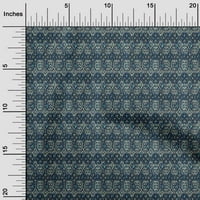 Onuone svilena tabby plava tkanina azijska kilim quilting zaliha ispisa šivaće tkanine sa dvorištem širom