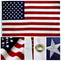 2x3ft američka američka zastava teške opremljene zvijezde ušivene pruge Grommets Oxford