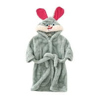 Crtani kaputirani ogrtač za toddler Bunny Robe Pajamas zec jesen zimsko spavanje za djecu Little Boys