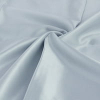 Piccocasa svilena jastučna jastučna mama pokriva srebrni sivi standard