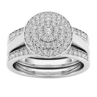 HGW Gold Class Diamond vjenčani prstenovi za žene zvoni pozlaćeni otvor Zircon prsten klasični nakit