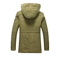 Muški kaput modna odjeća patentni zatvarač kapuljač kapuljač kapuljača jesen i zimski pad za muškarce