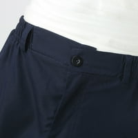 Wozhidaoke teretni pantalone za muškarce mužjak svestrane cijele sezone teretni hlače Multi džepni džepni