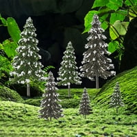 Model Trees Minijaturna stabla Mini simulacijski borovni stablo Micro krajobrazni dekor