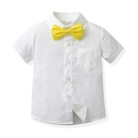 Peskaiy Boys Proljeće kratki rukav Top & Strap kratke hlače odijelo odjeća za djecu, košulje od punih