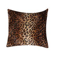 Kvadratni pravokutnik Leopard životinjski tiskani punjeni jastuk kratki plišani punjeti jastučni jastuk