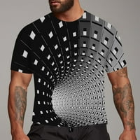 Muške majice Ležerne prilike Stylish 3D Novelty Graphic Funny Tees 3D tiskana kratkih rukava majica