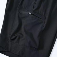 YuKaichen muške plitke kratke hlače Brze suhe plažne kratke hlače sa džepovima sa zatvaračem i mrežaste