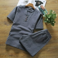 Azrijska moda setovi dva odijela za muške ljetne odjeće, muške kratke hlače postavljaju čišćenje, muške