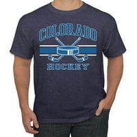 Wild Bobby City of Colorado Hokej Fantasy Fan Sports Muška majica, Vintage Heather Navty, Medium