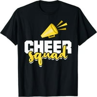 Cheer Squad navijačice smiješna navijačica majica crna x-velika