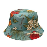Adviicd dame kašika šešir Ljetni unisni dvostrani šešir za žene kapice muškarci cvjetni sunce izletni