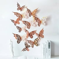 PXIAKGY 3D šuplji leptir zidne naljepnice Početna Dekor kartonske leptir zidne naljepnice