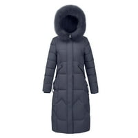Adviicd kaputi za ženska jakna Ženska kaputi za žene džepovi gumba za žene Outerwear Sherpa dugački