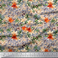 Soimoi pamučna patckina tkanina odlazi i divlje cvjetne cvjetne tkanine otiske sa širokim dvorištem