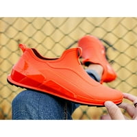 RotoSW muški gumeni čizme vanjske vrtne cipele lagane gležnjače kišne čizme okrugli nožni kliz otporni na vodootporan boot radovi udobne kišne boje 8.5