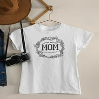 Najbolja mama priroda Lineart u obliku majice žene -Mage by shutterstock, ženska mala