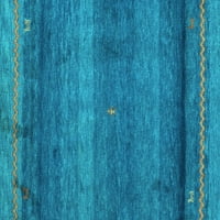 Ahgly Company Indoreni pravokutnik Sažetak svijetlo plava modernih prostirki, 8 '10'