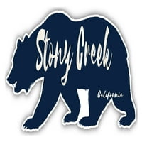 Stony Creek California Suvenir 3x frižider magnetni medvjed dizajn