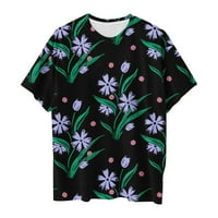 Olyvenn Ženska Trendy Leisure Basics T-Majice Rollback Cool Streetwear Ležerne prilike Moda Floral Grafički