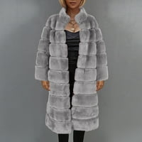 ChicCall ženski zimski debeli feuzrski kaput prevelizirani solid sloj boja Park Overcoat zimski jaknu