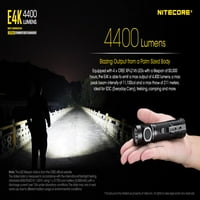Kombiciono: Nitecore E4K Compact EDC svjetiljka - Lumens - Nitecore baterija uključena u HC HeadLamp - Lumens