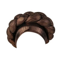 Sunčani šešir Žene Velike glave Pleaning pletenica ruffle rak Beanie omotač kapa za spavanje za spavanje
