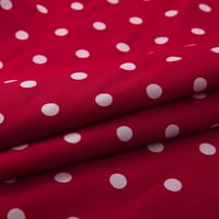 Žene tunike vrhovi kratkim V-izrezom za lakat-majica majica tat crvena xxxl