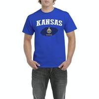 - Muška majica kratki rukav - Kansas Flag
