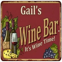 Gail's Crveni vinski bar Poklon metal potpisuje docor Decor 108120054156