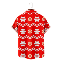 Božićni ljudi ljetni bluze Jedinstvena majica ovratnik vrh za putovanja i izlaske