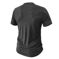 Tking modni muški majica casual gumba s kratkim rukavima majica na otvorenom majica majica za muškarce
