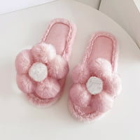 KETYYH-CHN papuče za žene Zatvoreni čuvajte tople otvorene papuče Početna Papuče Holiday Poklon Pink,