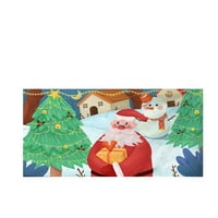 Njspdjh božićna garažna vrata tapiserija za tapiserija za kapice za praznične zabave Pozadina krpa koja