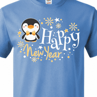 Inktastična sretna nova godina sa slatka majica Penguin