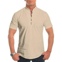 Corashan Muška ljetna majica Muškarci Početna Striped uzorak Ležerna modna rever Majica kratkih rukava