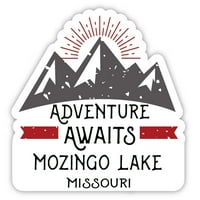 Mozingo Lake Missouri Suvenir Vinil naljepnica za naljepnicu Avantura čeka dizajn