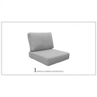 Klasika 040 Zuspina-bez rukava u. Jastuci za stolice, siva