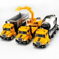 Diecast inženjering Građevinski transport vozila Igračke za kamione 1: Povuci za dečake za dečake