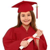 Djevojke tees dječje haljine diplomski haljina Cape Tassel Cap set 2-12Y majice
