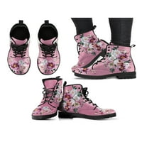 Avamo ženske kožne čizme cvjetne čizme za gležnjeve Vintage kratki čizme hodalice za hodanje Rad modne