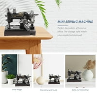 Vintage Machive Model Mini šivaći stroj za obrtni rezin Desktop prikaz fotografije Foto rekvizicije
