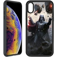 Kompatibilan sa iPhone iPhone XS futrolom MATTE Hard Back & Soft Edge -Star Wars Darth Vader 3yn203