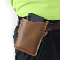 Muškarci Telefon za nosač hip torbica Viseća vrećica za struk Holster Wallet PU kožna nose za futrolu