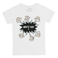 Dojenčad sitni otvor bijeli Chicago bijela majica Baseball Pow majica