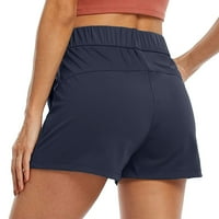 Sayhi ženske sportske kratke hlače labavi prozračni čipka za jačanje joge trčanje activewear fitness