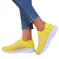 Luiyenes Women Fly tkeen mrežaste cipele Tenisne cipele za hodanje Prozračne modne sportske cipele