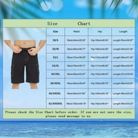 Muškarci Swim Shorts Proljeće Ljeto Ležerne prilike pune boje Podesivi kratke hlače Brze suhog kupanja